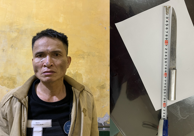 Công an quận Ngô Quyền: Bắt giữ đối tượng sử dụng ma túy, dùng dao đâm thương tích 2 ngườii